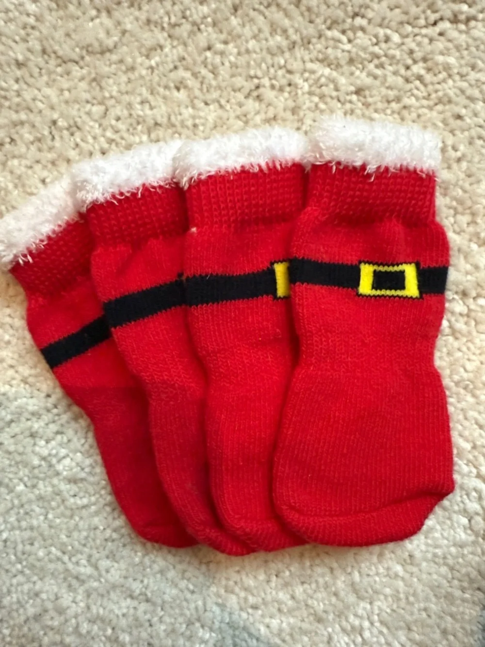Bundle of Dog Socks (4-Pack) + Poop💩 Bag Pouch - Picture 6 of 8
